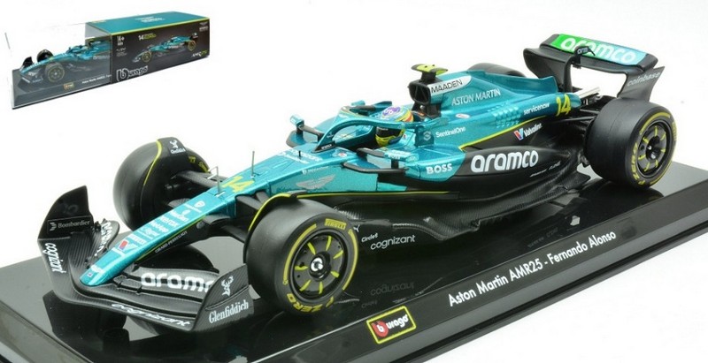Aston Martin AMR25 #14 2025 Fernando Alonso - Signature Edition by burago