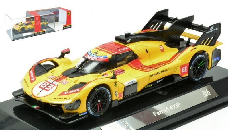 Ferrari 499P #83 Winner Le Mans 2025 Kubica-Hanson-Ye - Signature Edition by burago