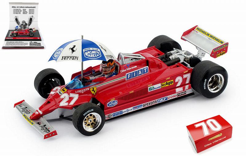 Ferrari 126CK Turbo #27 Winner GP Spain 1981 Gilles Villeneuve Anniversary 1950-2020 by brumm