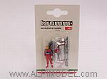 Didier Pironi figurine 1982 + Ferrari accessories by BRUMM