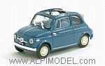 Fiat Nuova 500 Normale open 1957 (Blu chiaro) by BRUMM