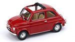 Fiat 500F aperta 1965-1972 (Rosso Medio) (update model) by BRUMM