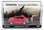 Fiat 500F 1965 Babbazza Natale AUTOSTOP (black hair/mora)  Christmas Special Edition
