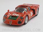 Alfa Romeo 33.2 Spyder #186 Targa Florio 1968 Giunti - Galli by BEST MODEL
