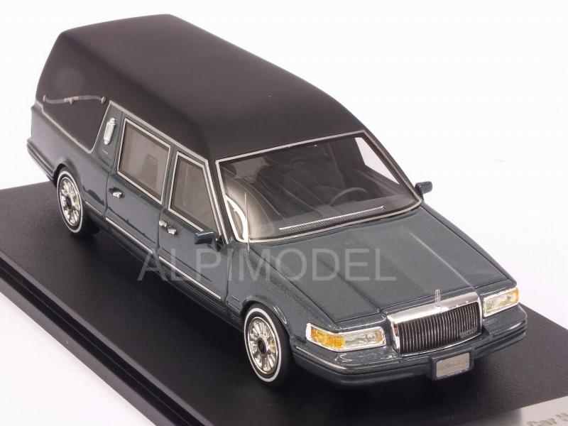 glm-models Lincoln Town Car Hearse 1997 (Grey Metallic) (1