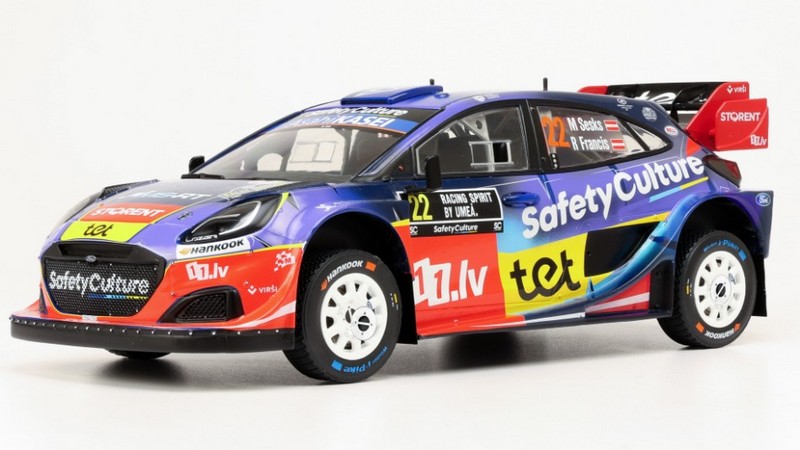 Ford Puma #22 Rally1 Sweden 2025 Sesks-Francevic by ixo-models