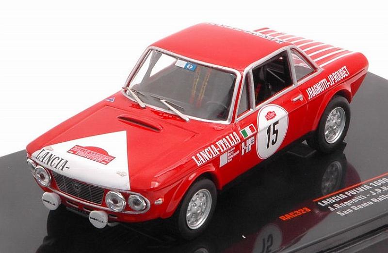 Lancia Fulvia 1600 HF #15 Rally Sanremo 1972 Ragnotti - Rouget by ixo-models