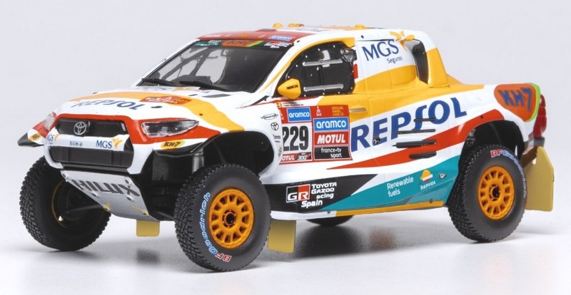 Toyota GR DKR Hilux Evo T1+ #229 Rally Dakar 2023 Ronan-Pillot by ixo-models