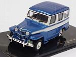 Jeep Willys Station Wagon 1960 (Metallic Blue) by IXO MODELS