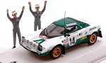 Lancia Stratos HF #14 Winner Rally Monte Carlo 1975 Munari - Mannucci (with figures) by IXO