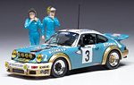 Porsche Carrera RS #1 Winner Rally Monte Carlo1978 Nicolas - Laverne (with figurines) by IXO MODELS
