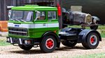 Fiat 619 N1  1980 Truck (Green/White) by IXO MODELS