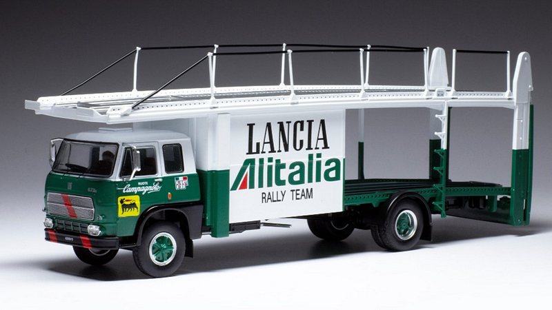 Fiat 673 Race Transporter Lancia Alitalia Rally Team 1976 by ixo-models