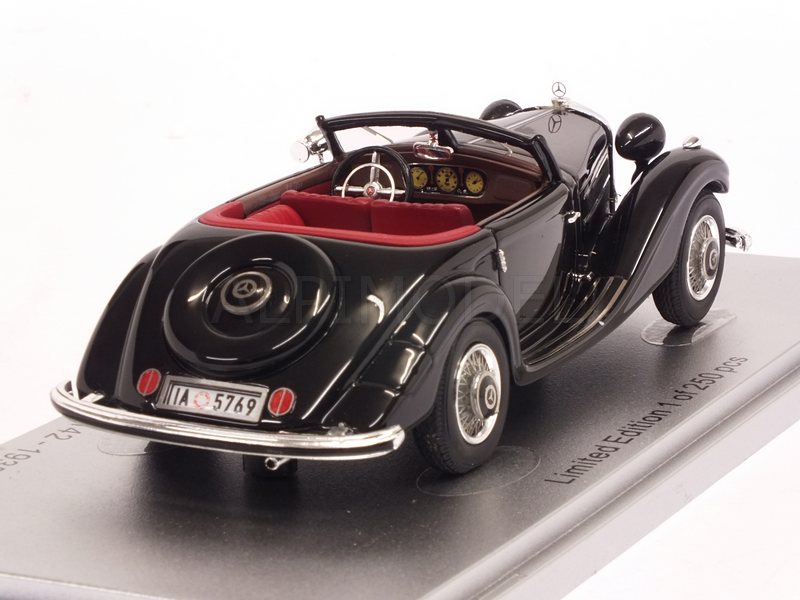 Mercedes 320N Combination Coupe open (W142) 1938 (Black/Red) by kess