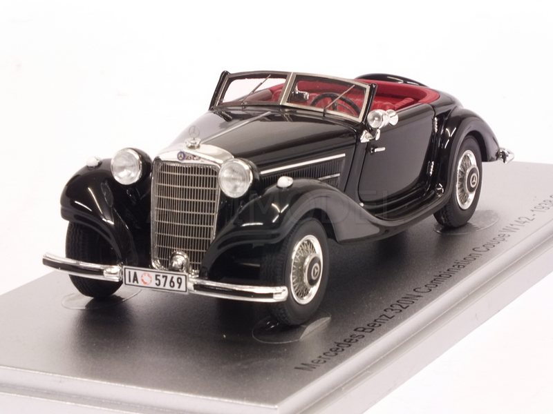 Mercedes 320N Combination Coupe open (W142) 1938 (Black/Red) by kess
