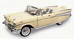 Chevrolet Bel Air Convertible 1957 Light Yellow by LUCKY DIE CAST