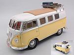 Volkswagen T1 Bus 1962 Camping Version (Yellow/White) by LUCKY DIE CAST
