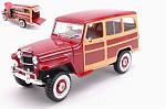 Willys Jeep Sstation Wagon (Burgundy) by LUCKY DIE CAST