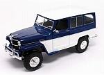 Willys Jeep Station Wagon (Blue/White) by LUCKY DIE CAST