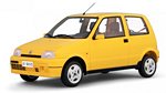 Fiat Cinquecento Sporting 1994 (Yellow) by LAUDO RACING