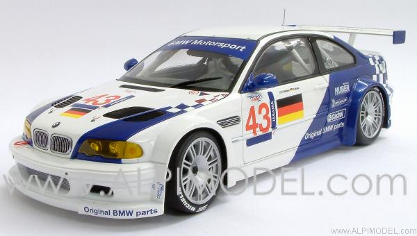 minichamps BMW M3 GTR Ekblom Mueller Winners ELMS 2001 (1/18 scale
