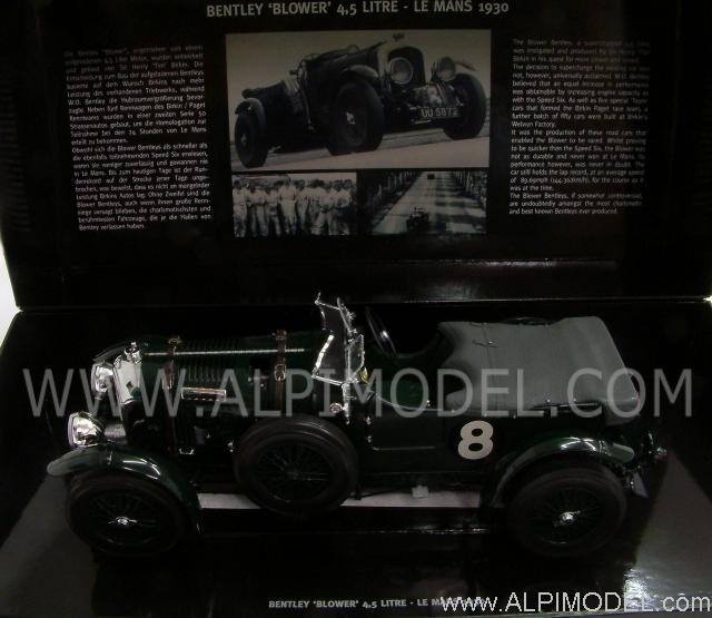 minichamps Bentley Blower 4.5 Litre Le Mans 1930 (Gift box) (1/18