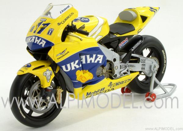 minichamps Honda RC211V Team Pramac Pons MotoGP 2003 - Tohru Ukawa