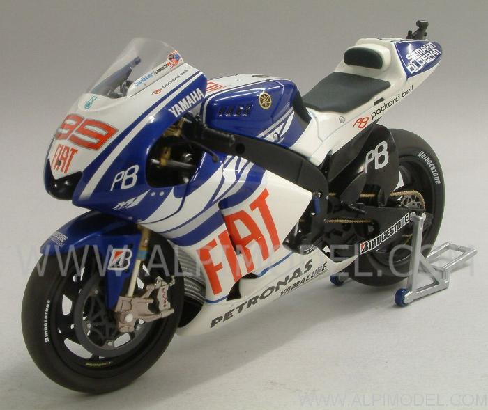ミニチャンプス 1/12 MotoGP 2010年型YZR-M1 #99ロレンソ+fauthmoveis