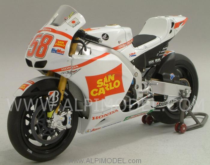 【日本製安い】ミニチャンプス 1/12 MotoGP 2011年 HONDA RC212V #27 C.ストーナー オートバイ