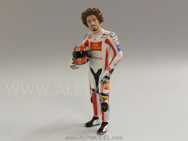 minichamps Marco Simoncelli figure 'posing' MotoGP 2011 (1/12