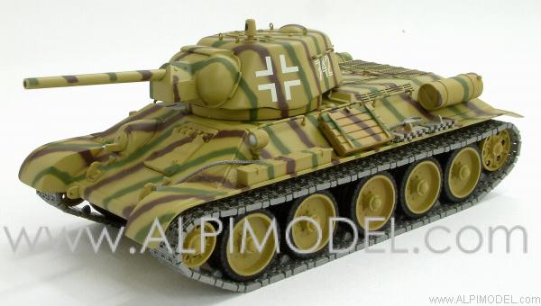 国産得価1/35 T34/76 ’CAPTURED’ RUSSIA 1943 #742 ミニチャンプス 戦車、軍用車両