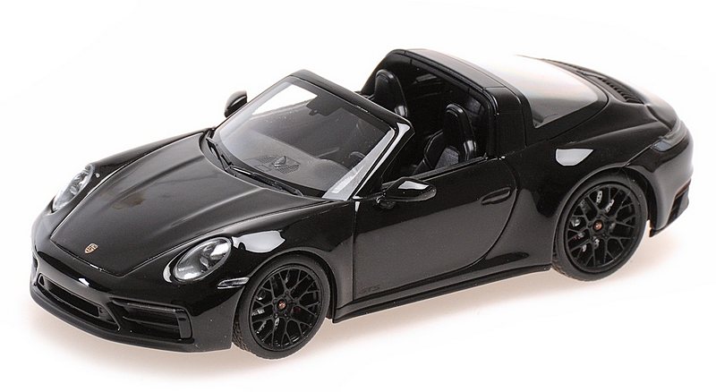Porsche 911 (992) Targa 4 GTS 2022 (Black) by minichamps