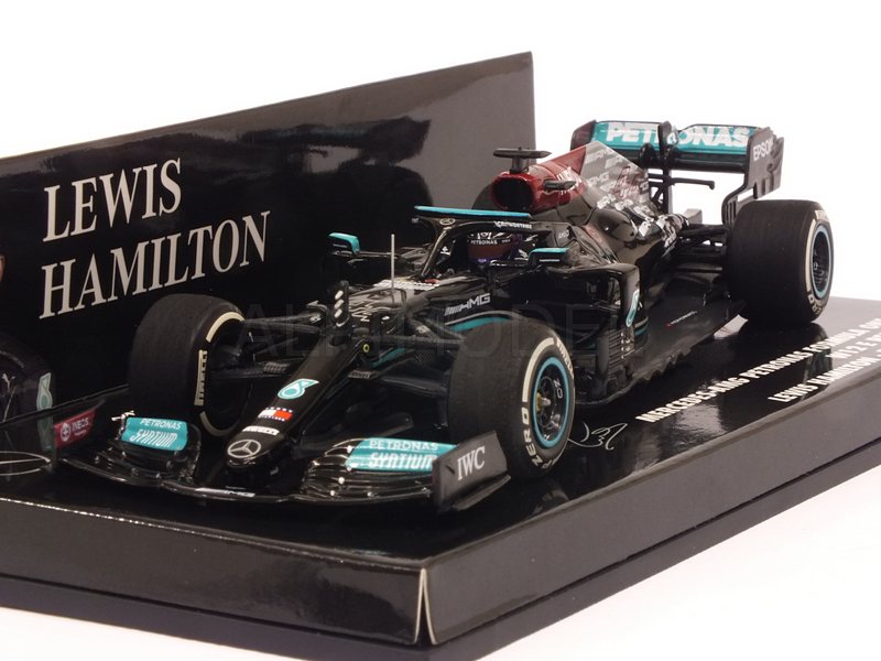 Mercedes W12 AMG #44 Winner GP Bahrain 2021 Lewis Hamilton by minichamps