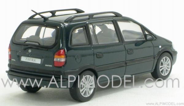 Inefficiënt bonen Telegraaf minichamps Opel Zafira 1998 (Krypton green) (1/43 scale model)