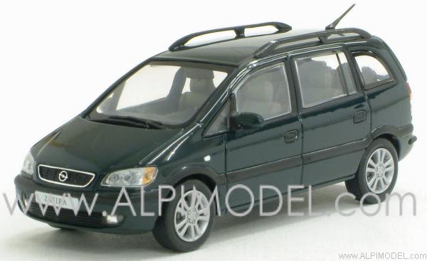 Inefficiënt bonen Telegraaf minichamps Opel Zafira 1998 (Krypton green) (1/43 scale model)