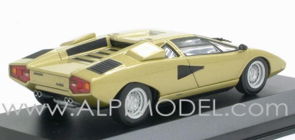 minichamps Lamborghini Countach LP 400 1974 (gold) (1/43 scale model)