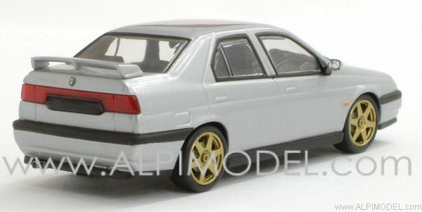 Alfa Romeo 155 Twin Spark with rear spoiler (Silver) LIMITED EDITION 1008pcs for Italy by minichamps