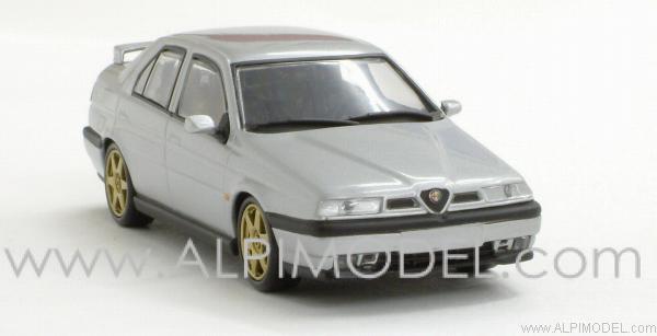 Alfa Romeo 155 Twin Spark with rear spoiler (Silver) LIMITED EDITION 1008pcs for Italy by minichamps