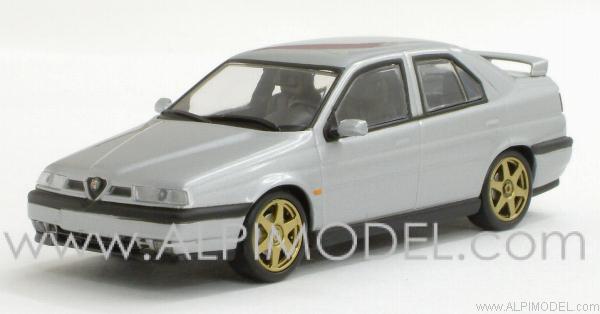 Alfa Romeo 155 Twin Spark with rear spoiler (Silver) LIMITED EDITION 1008pcs for Italy by minichamps