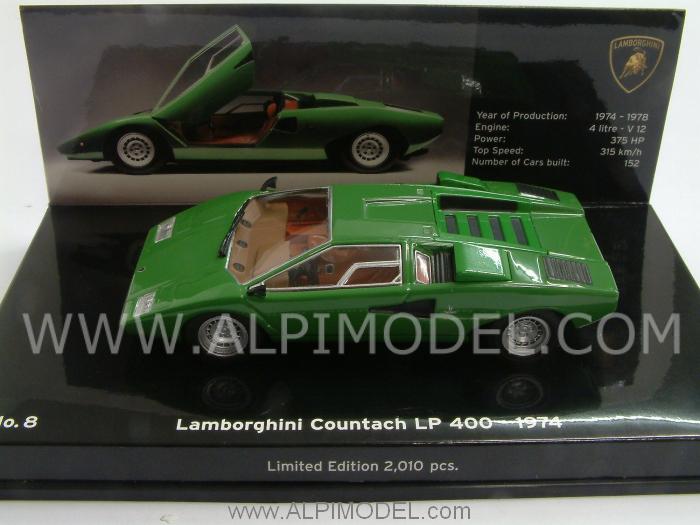 minichamps Lamborghini Countach LP400 1974 (Green) Lamborghini