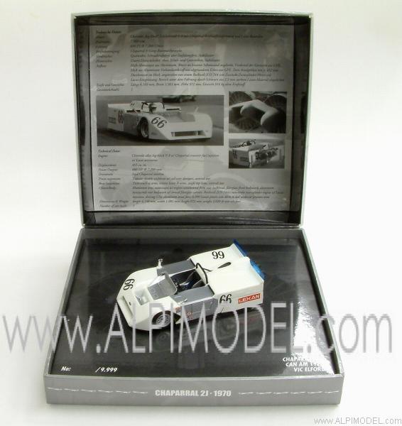 1/43 Illustra MidAltantic Models Chaparral 2J Laguna Seca Vic Elford DC117