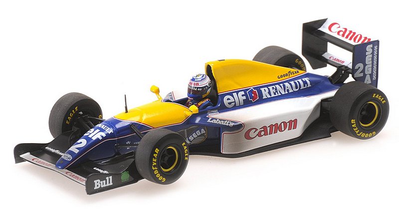 Williams FW15C Renault #2 1993 Alain Prost World Champion (Dirty Version) by minichamps