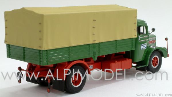 minichamps MAN F8 Canvas Truck 1953 (Green-Red) (1/43 scale model)
