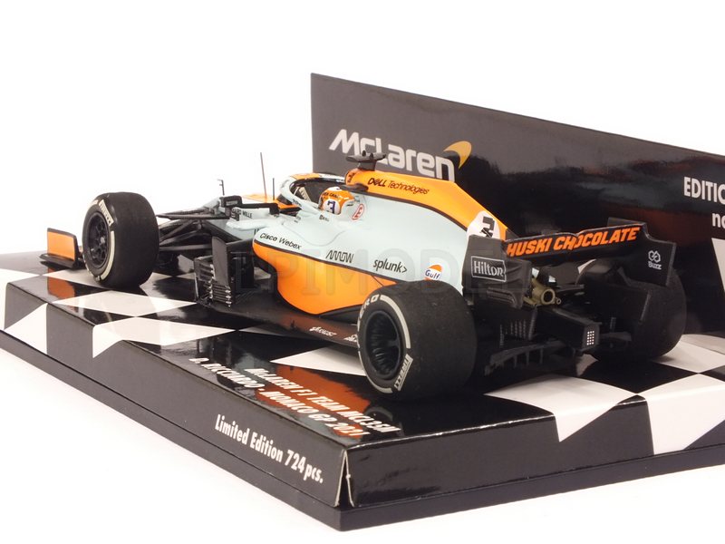 McLaren MCL35M #3 GP Monaco 2021 Daniel Ricciardo by minichamps