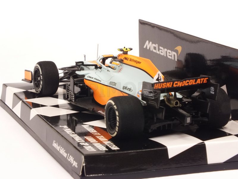 McLaren MCL35M #4 GP Monaco 2021 Lando Norris by minichamps