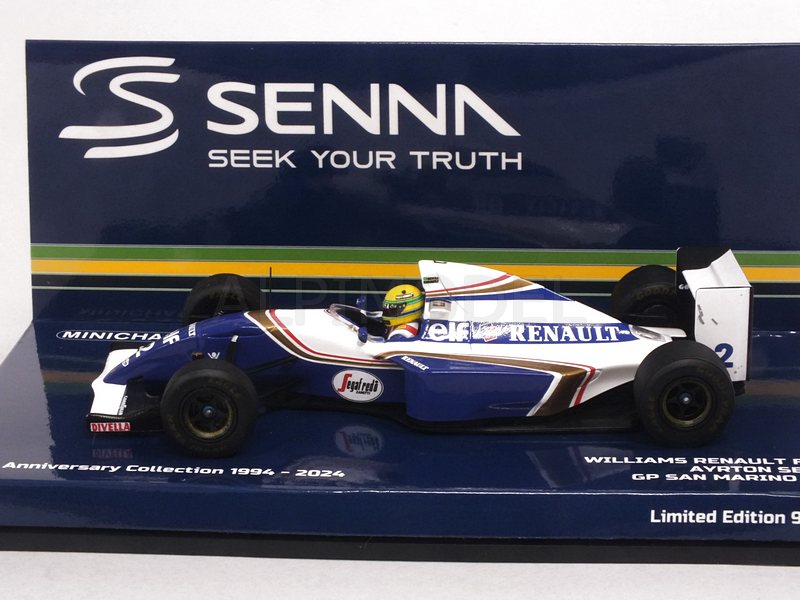 Williams FW16 GP San Marino Imola 1994 Ayrton Senna (Dirty Version) by minichamps