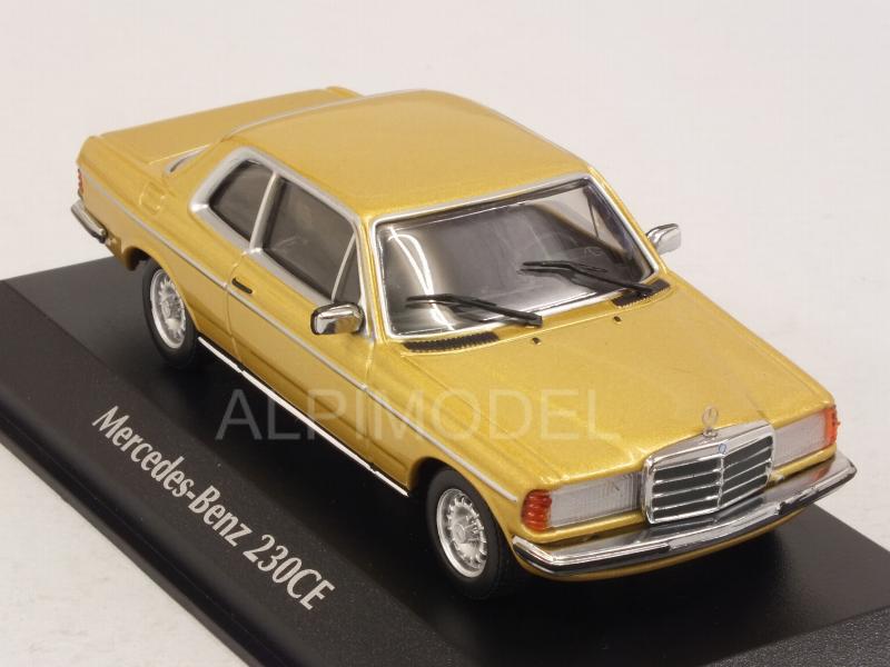 Mercedes 230 CE (W123) 1976 (Gold Metallic)  'Maxichamps' Edition by minichamps
