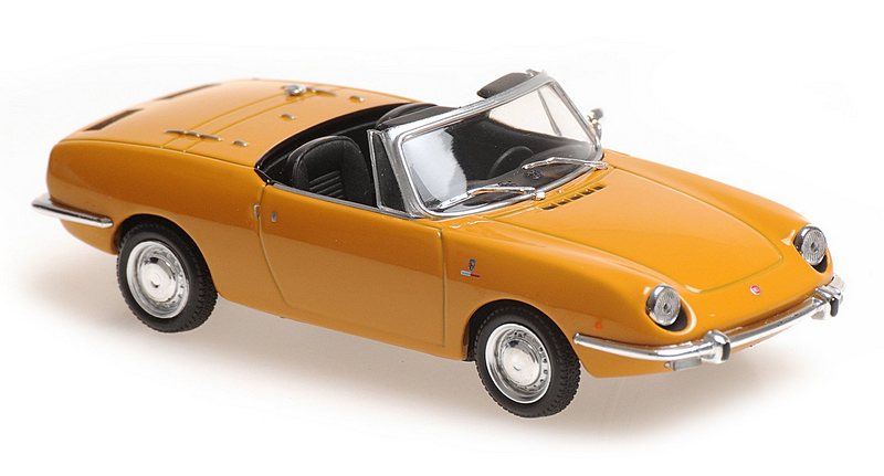 Fiat 850 Sport Spider 1968 (Yellow)  'Maxichamps' Edition by minichamps
