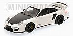 Porsche 911 997 II Gt2 Rs 2011 White With Black Wheels by MINICHAMPS