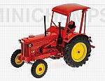 Hanomag R35 Farm Tractor with Roof 1955 (Red) by MINICHAMPS